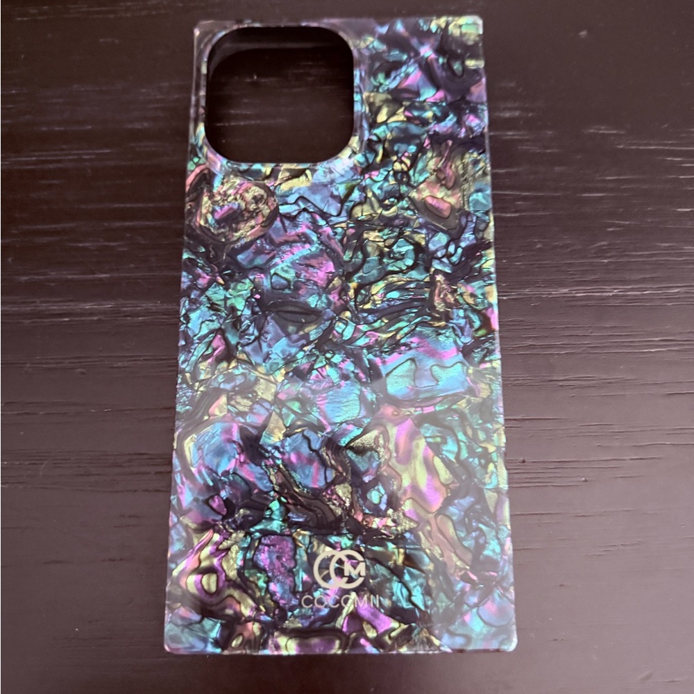 Iridescent Abalone Pattern Phone Case - Multicolor iPhone 16 Pro Max